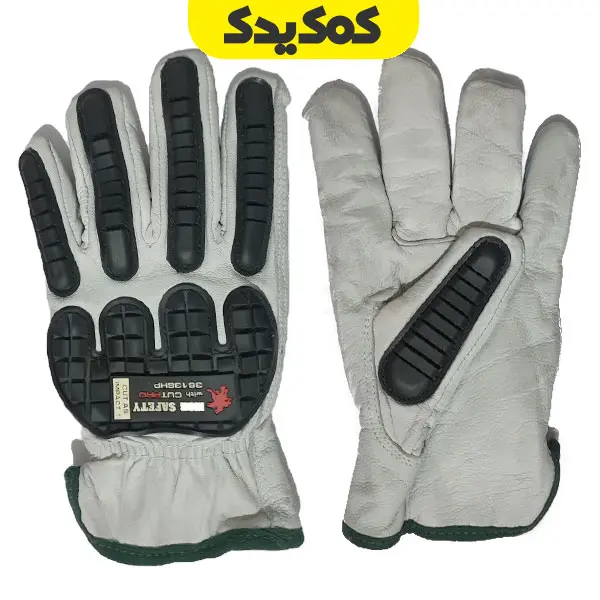 gloves دستکش موتورسواری چرم - Image 1