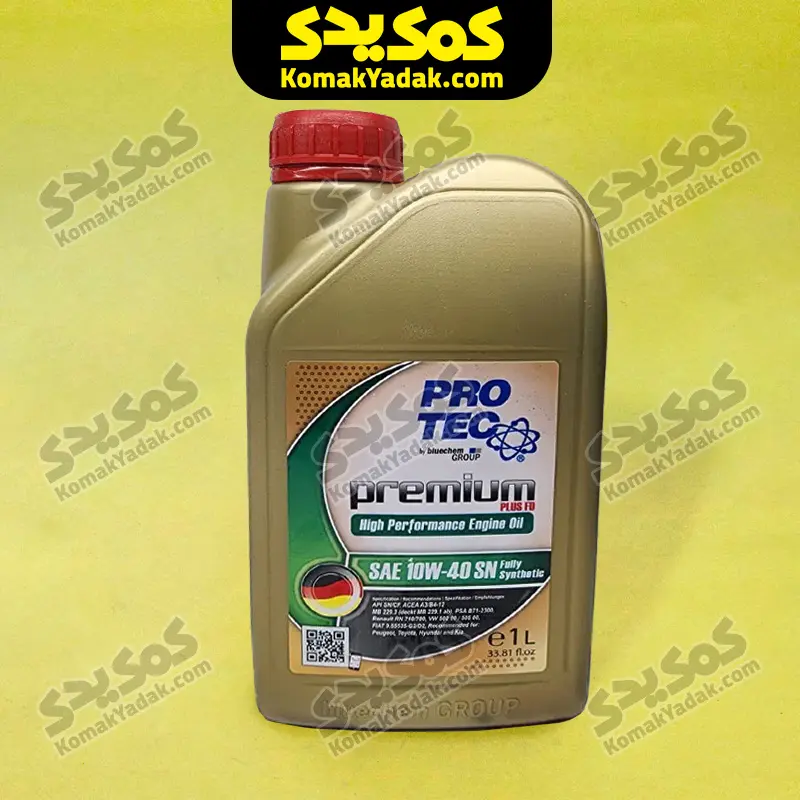 oil-protec-1040sn-1L روغن موتورسیکلت پروتک پریمیوم 10W-40 SN PROTEC - Image 1