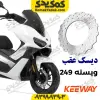 دیسک ترمز عقب کی وی ویسته 249