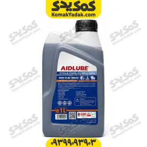 کولانت موتورسیکلت ایدلوب AIDLUBE حجم 1 لیتر (ضدیخ و ضدجوش)